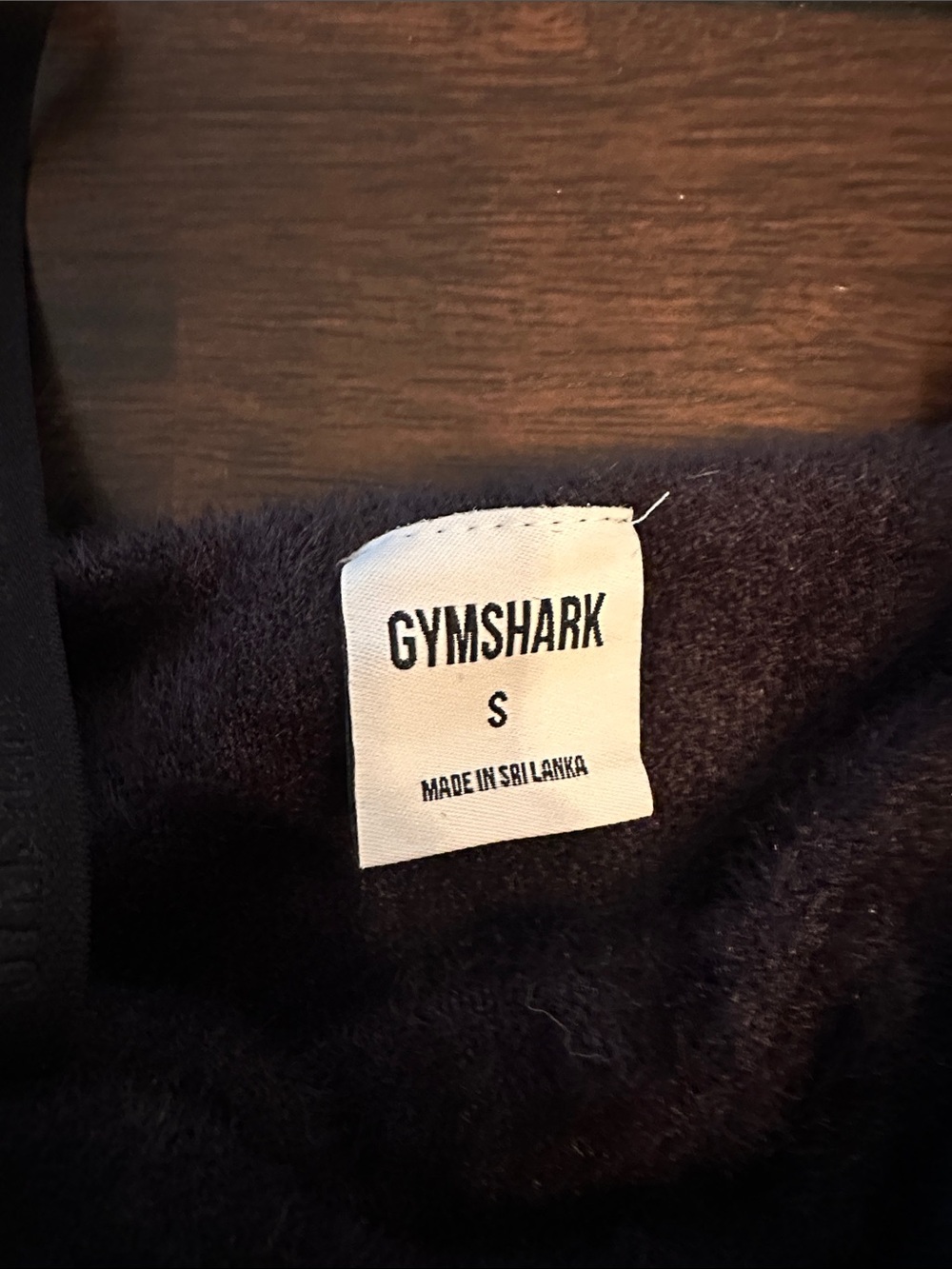 Gymshark Black Fuzzy Bralette & High-Waist Shorts Set - Picture 2 of 5